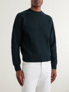 John Smedley - Bill Nighy Cashmere and Wool-Blend Sweater - Green
