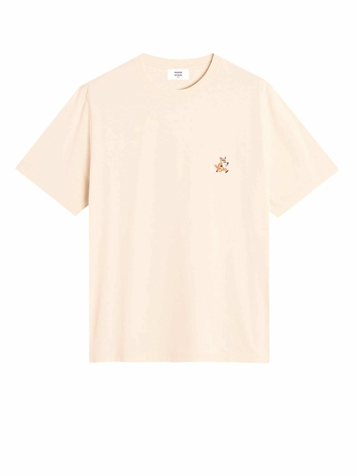 Tシャツ・カットソー Maison Kitsune Cotton T-Shirt With Iconic Logo Patch Maison Kitsuné Cotton T-shirt With Iconic Logo Patch Maison