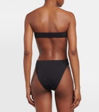 Saint Laurent Strapless cutout swimsuit