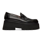 MSGM Black Platform Loafers