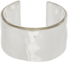 Jil Sander Silver Levels Cuff Bracelet