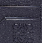 Loewe - Logo-Embossed Leather Cardholder - Men - Navy