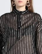 Manila Grace Womens Top in Black