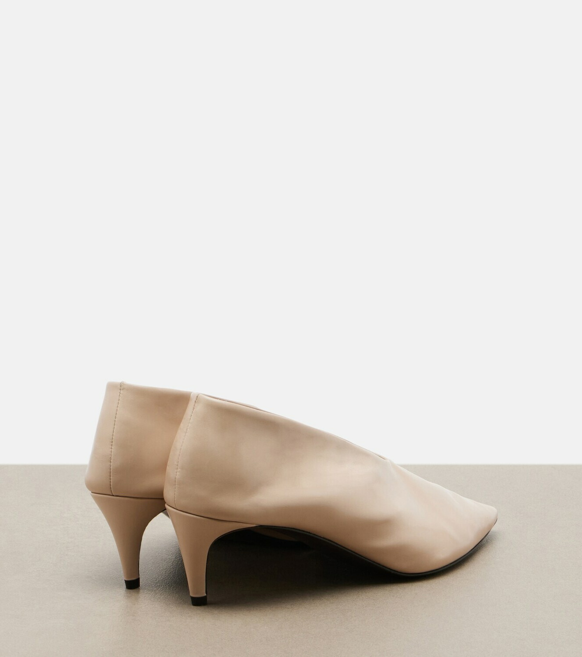 Khaite Miriam leather pumps