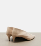 Khaite Miriam leather pumps