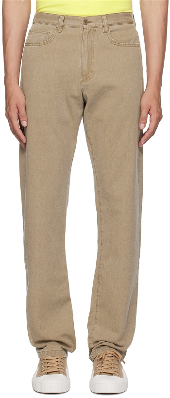 Photo: A.P.C. Taupe Standard Jeans