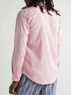 Onia - Stretch Linen-Blend Shirt - Pink