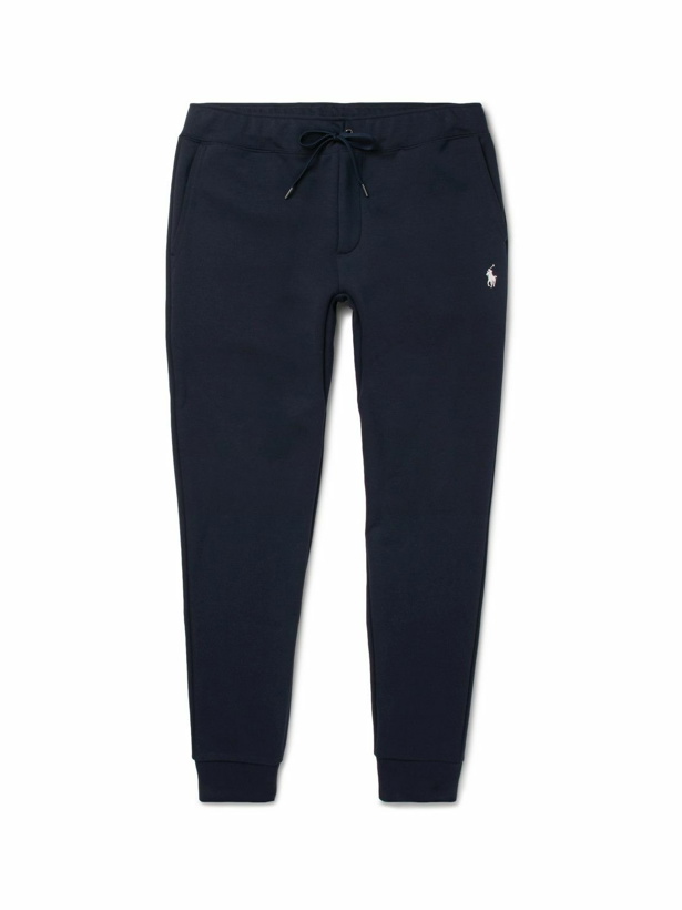Photo: Polo Ralph Lauren - Slim-Fit Tapered Jersey Sweatpants - Blue