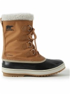 Sorel - 1964 Pac™ Faux Shearling-Trimmed Nylon-Ripstop and Rubber Snow Boots - Brown