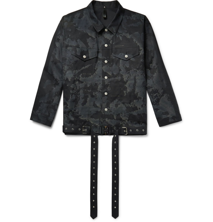 Photo: 1017 ALYX 9SM - Mackintosh Printed Bonded Cotton Trucker Jacket - Black