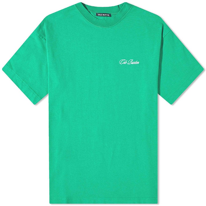 Photo: Cole Buxton Men's Classic Embroidery T-Shirt in Green
