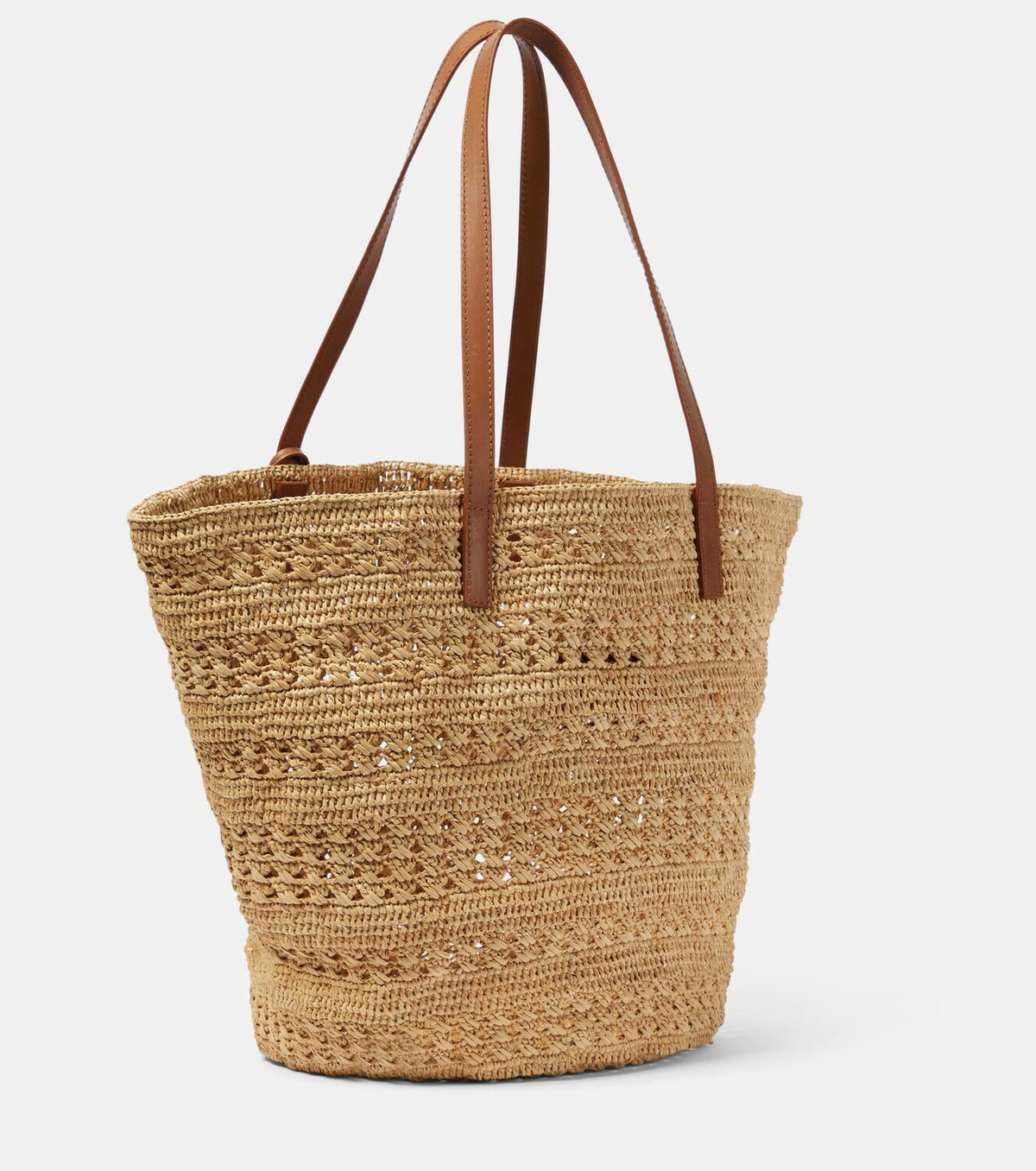 Saint Laurent Panier Medium raffia basket bag Saint Laurent