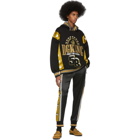 Dolce and Gabbana Black and Gold Crowns Lounge Pants