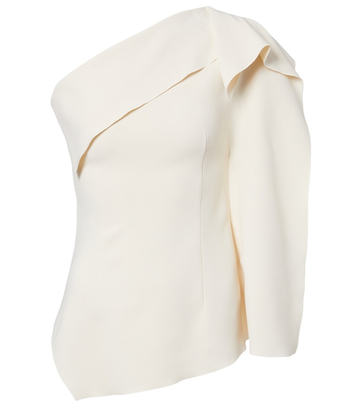 Photo: Fforme Lavinia draped one-shoulder top