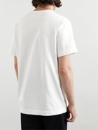 Alexander McQueen - Slim-Fit Logo-Print Cotton-Jersey T-Shirt - White
