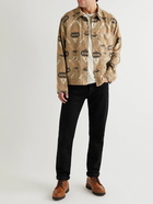 RRL - Oakham Geometric Linen Jacket - Brown