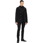 Yves Salomon Reversible Grey Shearling Coat