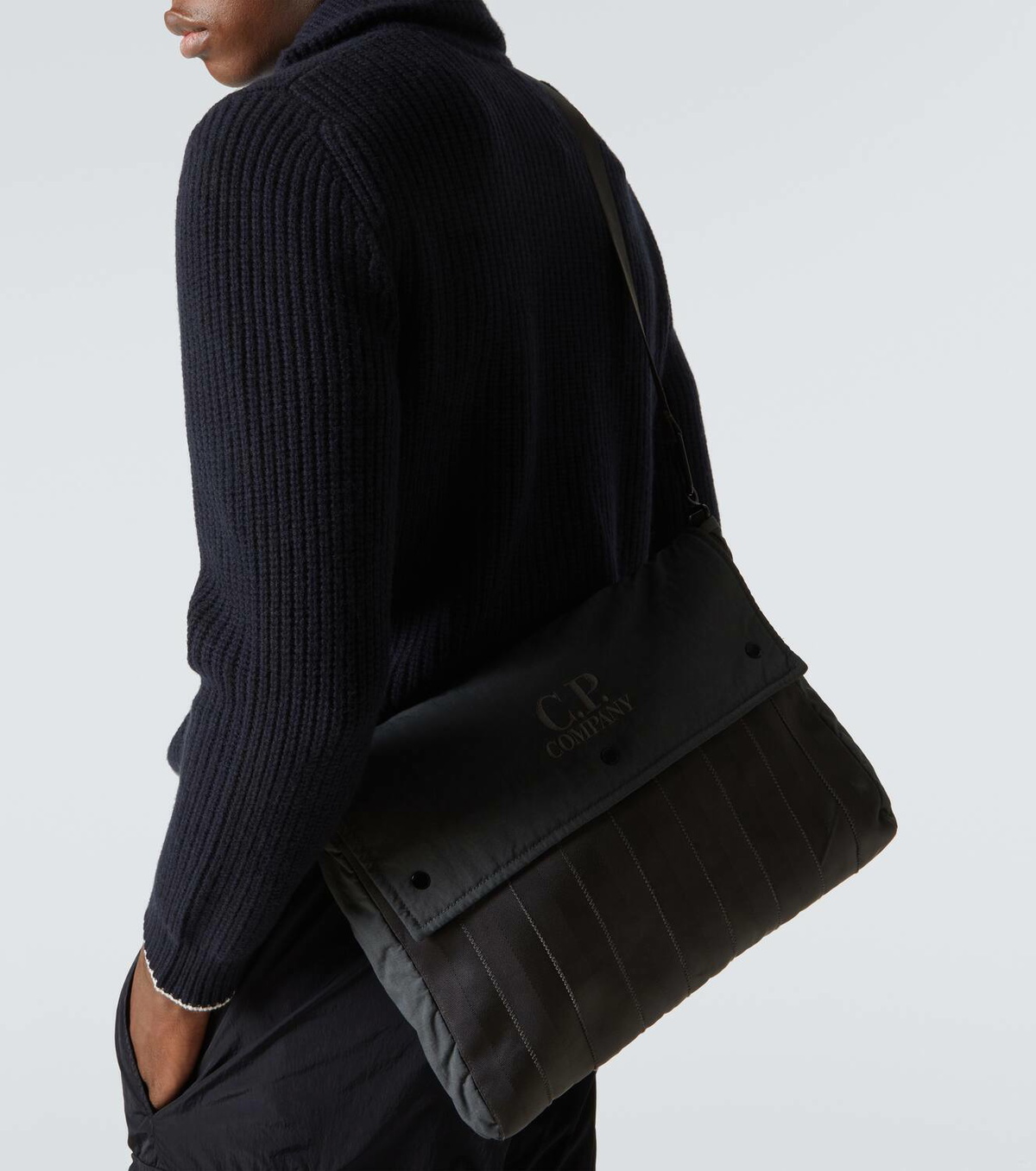 C.P. Company Herringbone logo bag C.P. Company