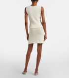 Chloé Knitted cotton miniskirt