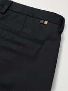 PAUL SMITH - Organic Cotton-Twill Trousers - Blue