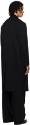 Jil Sander Black Hardware Coat