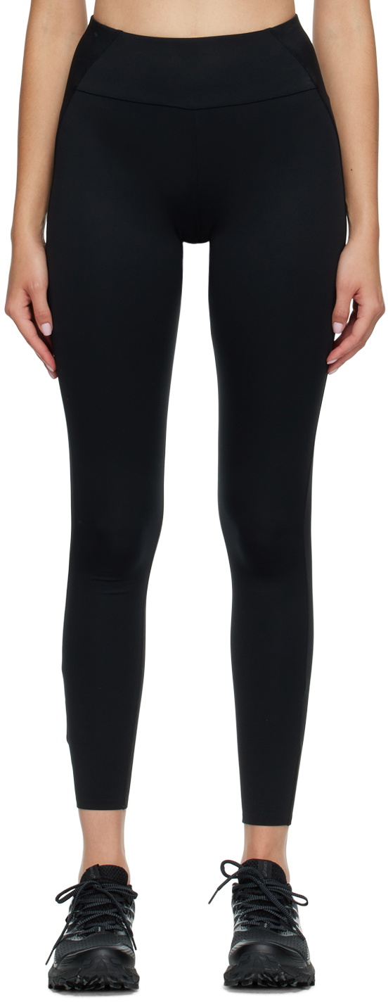 VAARA Black Nylon Sport Leggings