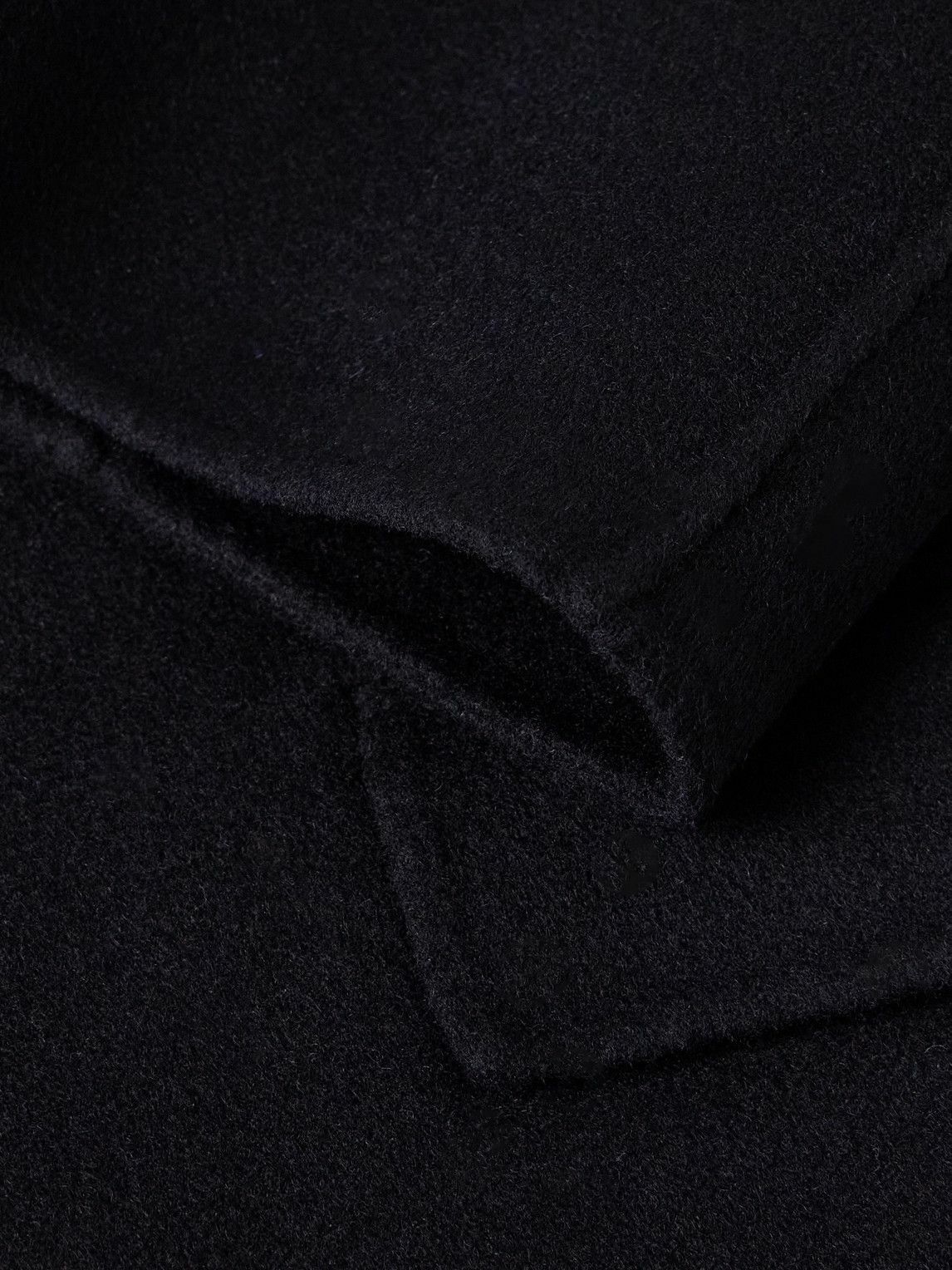 The Frankie Shop - Paxton Wool-Blend Felt Coat - Blue