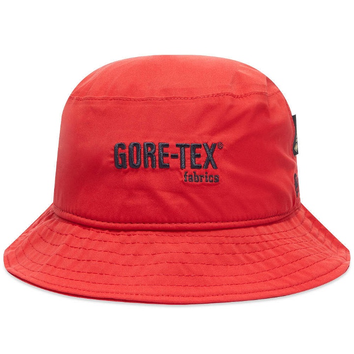 Photo: New Era Gore-Tex Bucket Hat in Red