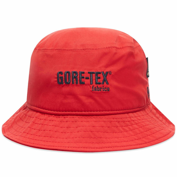 Photo: New Era Gore-Tex Bucket Hat in Red