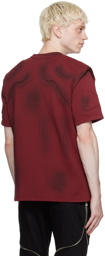 HELIOT EMIL Red Monotonic Compression T-Shirt