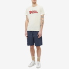 Fjällräven Men's Logo T-Shirt in Chalk White