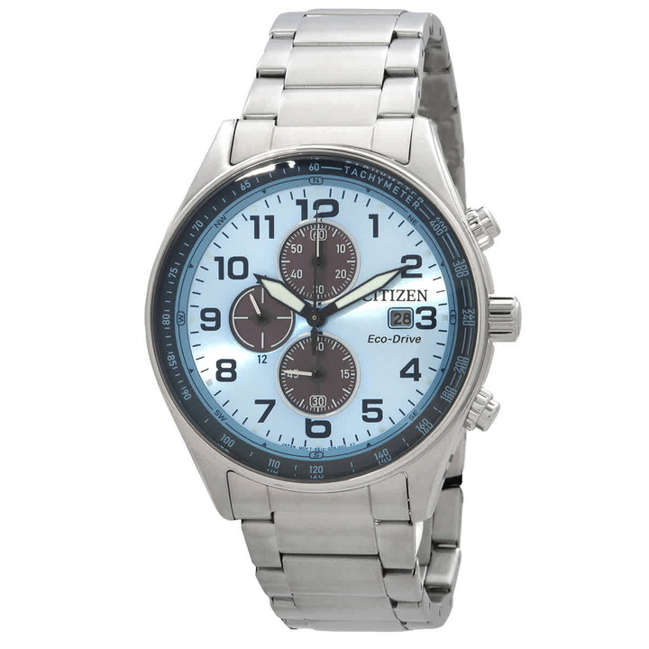 Photo: Citizen Limited Edition Chronograph Blue Dial Mens Watch CA0770-72M