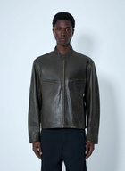Lemaire Leather Zip Jacket