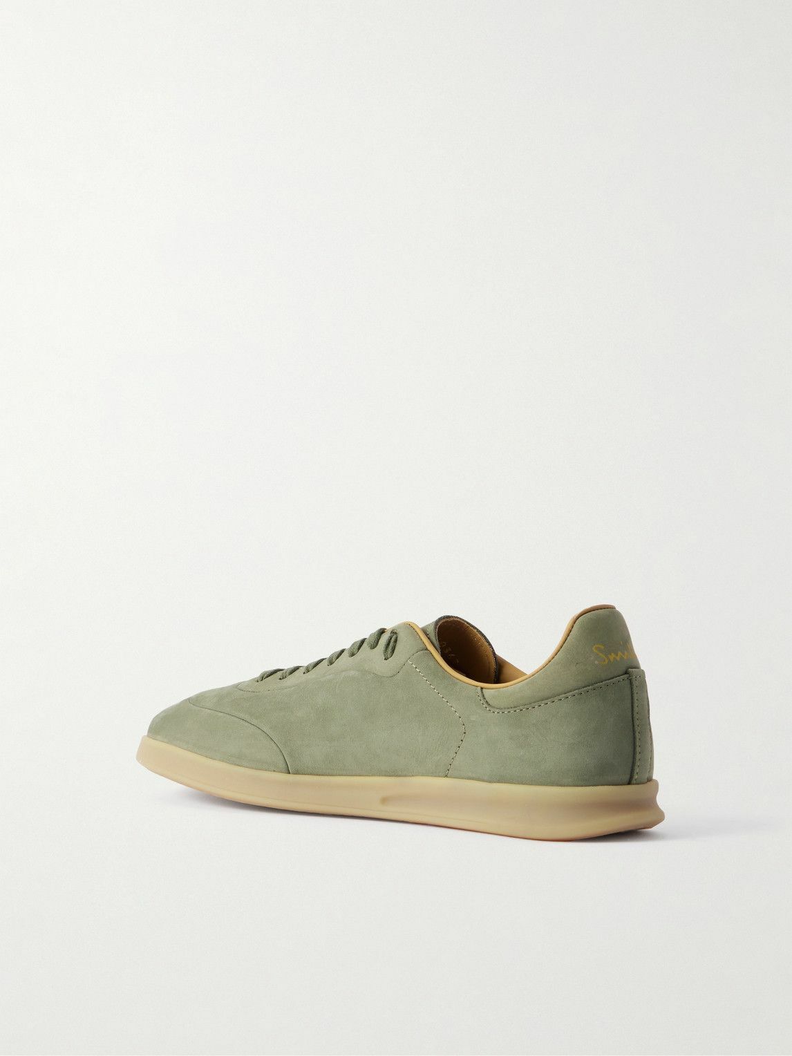 Paul Smith - Bailey Logo-Embossed Nubuck Sneakers - Green