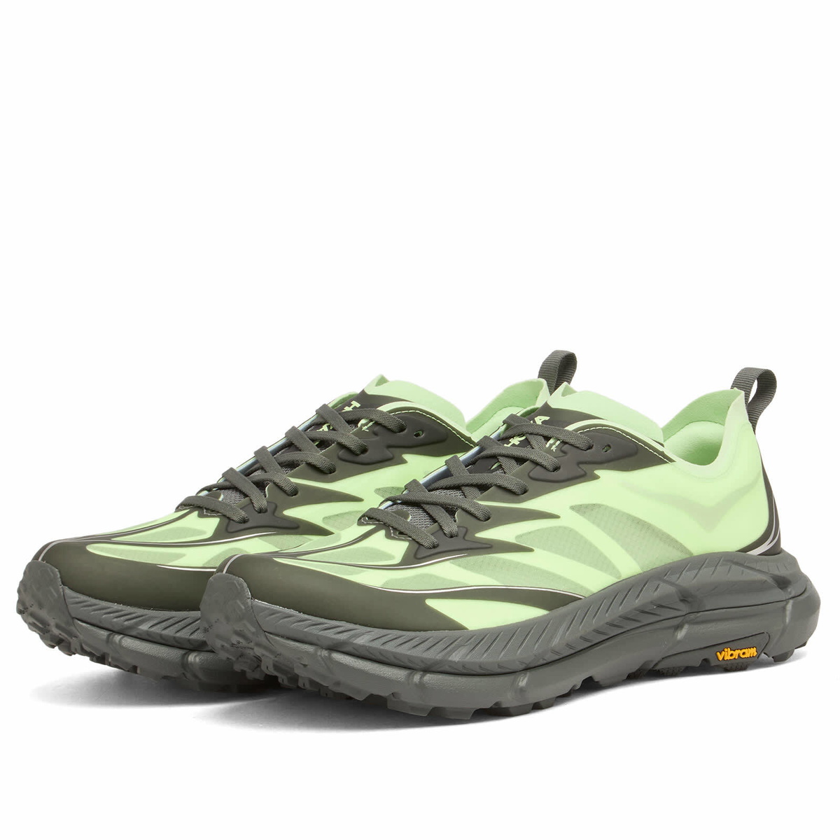 HOKA ONE ONE U Mafate Speed 4 Lite Sneaker in Luna Moth/Cosmic Grey