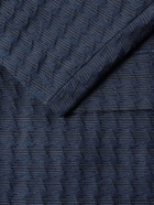 Blue Blue Japan - Cotton-Blend Jacquard Suit Jacket - Blue