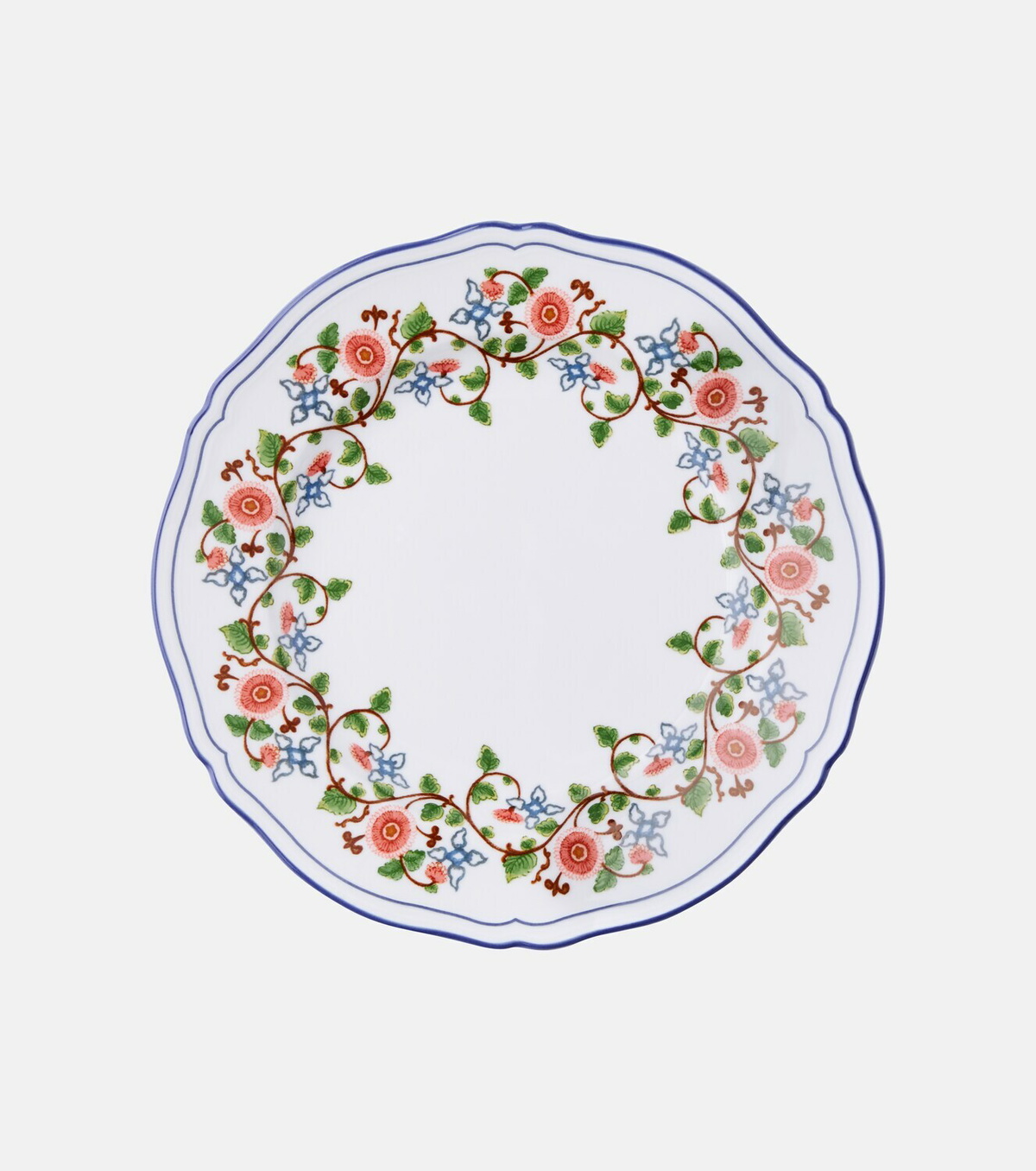 Cabana x Ginori 1735 Martina floral porcelain dessert plate