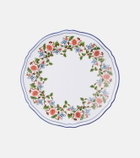 Cabana x Ginori 1735 Martina floral porcelain dessert plate