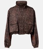 The Upside Ludlow Ace leopard-print track jacket