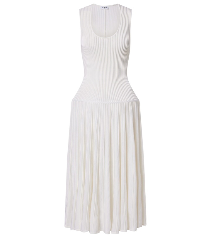 Photo: Alaïa Wool-blend maxi dress