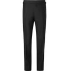 Kingsman - Eggsy's Black Wool and Mohair-Blend Tuxedo Trousers - Black