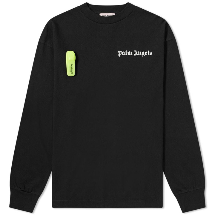 Photo: Palm Angels Long Sleeve New Basic Tee