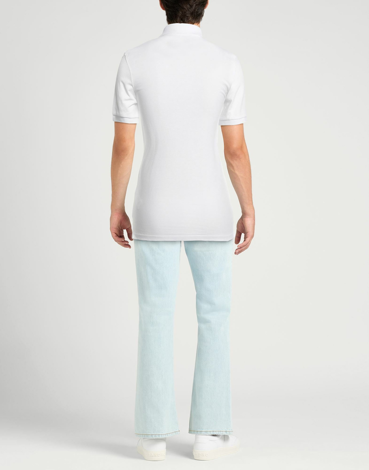 Sandro Mens Polo shirt in White