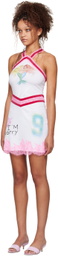 I'm Sorry by Petra Collins SSENSE Exclusive White Mimi Wade Edition Kitty Minky Minidress