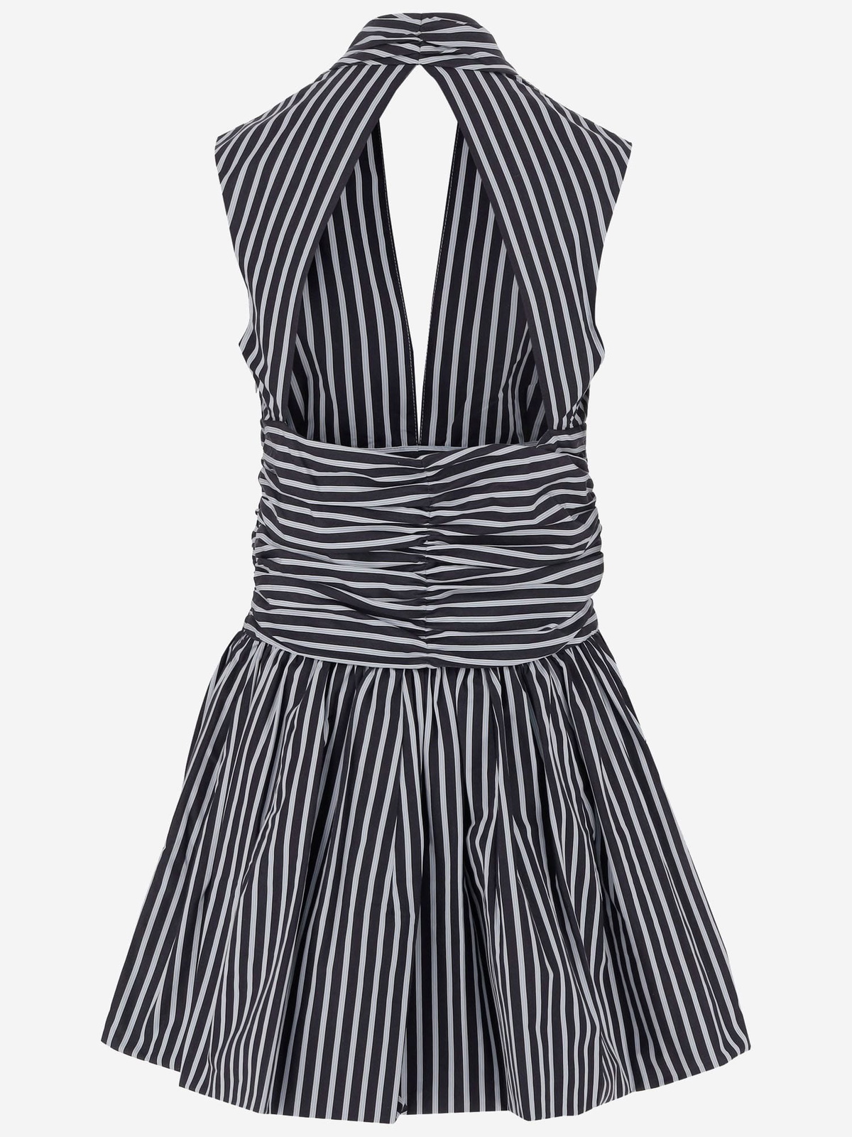 ワンピース Patou Mini Dress With Open Back In Cotton Po Patou Mini Dress With Open Back In Cotton Poplin Patou