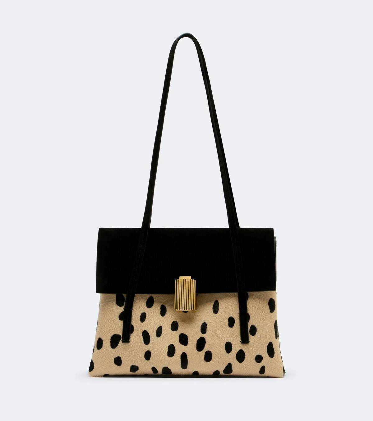 Khaite Soft Blake Small calf-hair and suede shoulder bag