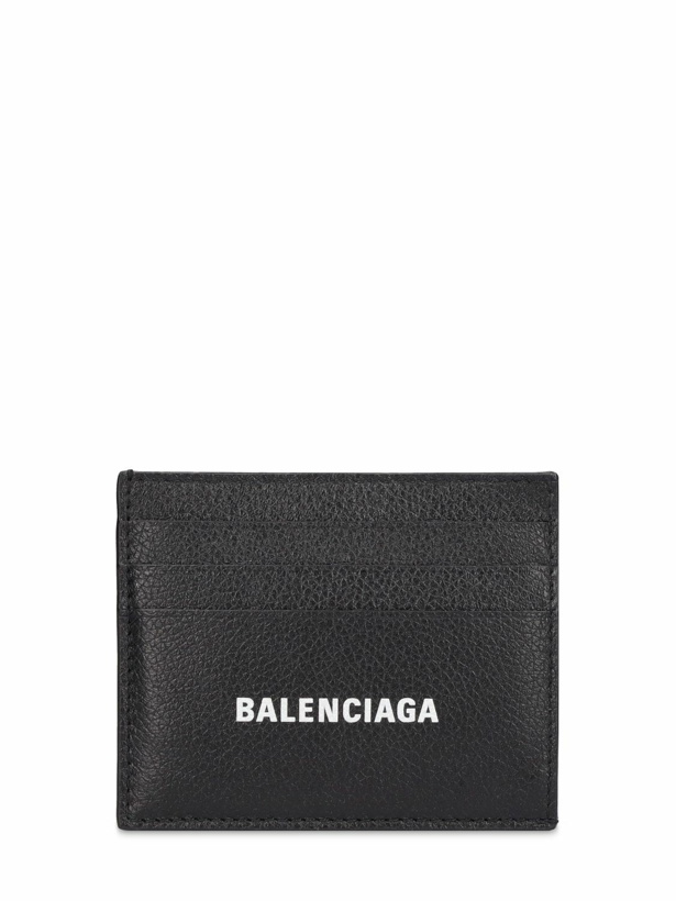 Photo: BALENCIAGA - Logo Leather Card Holder