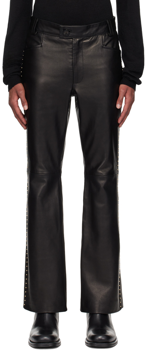 FLARE TROUSERS - BLACK — ERNEST W. BAKER