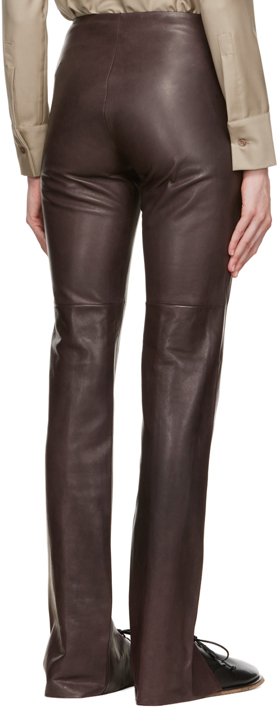 Gabriela Coll Garments Brown No.176 Leather Pants
