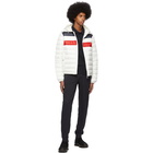 Moncler White Down Kourou Jacket